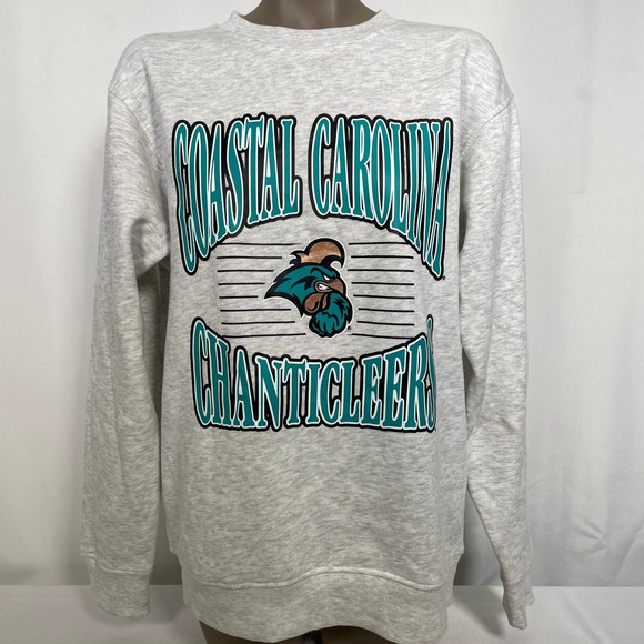 Rivalry Threads Tops - Coastal Carolina Chanticleers NCAA Gray Campus Sweatshirt Women's SMALL NWT